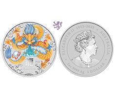 1oz, 2024. Year of the Dragon
