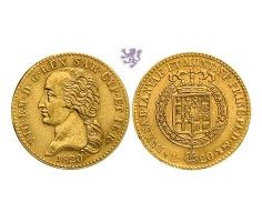 20 Lire, 1820. Vittorio Emanuel I