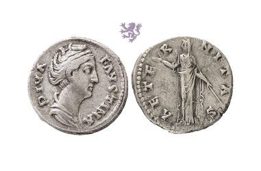 Diva Faustina I, 140/1, AR Denarius